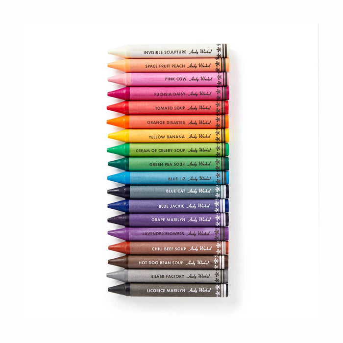 Andy Warhol Soup Can Crayons + Sharpener