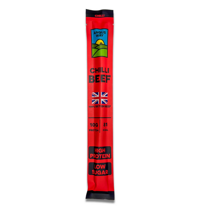 Angus Way Grass Fed Beef Stick Chilli 22g