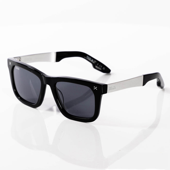 Anvil Metal Sunglasses - Black & Grey