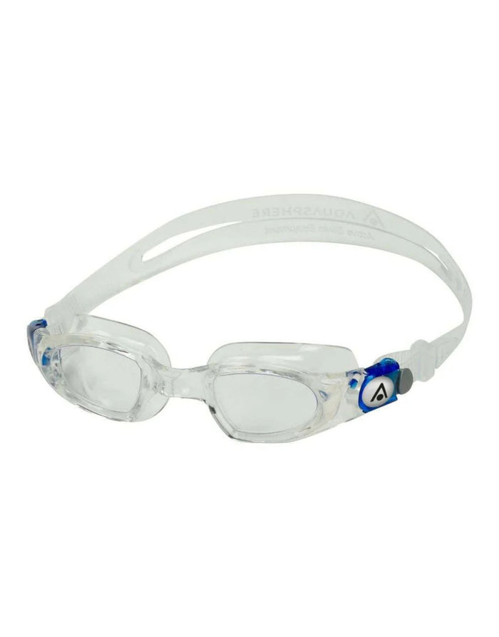 Aquasphere Mako Swim Goggles - Clear Lens - Clear/Blue - Adult Goggles