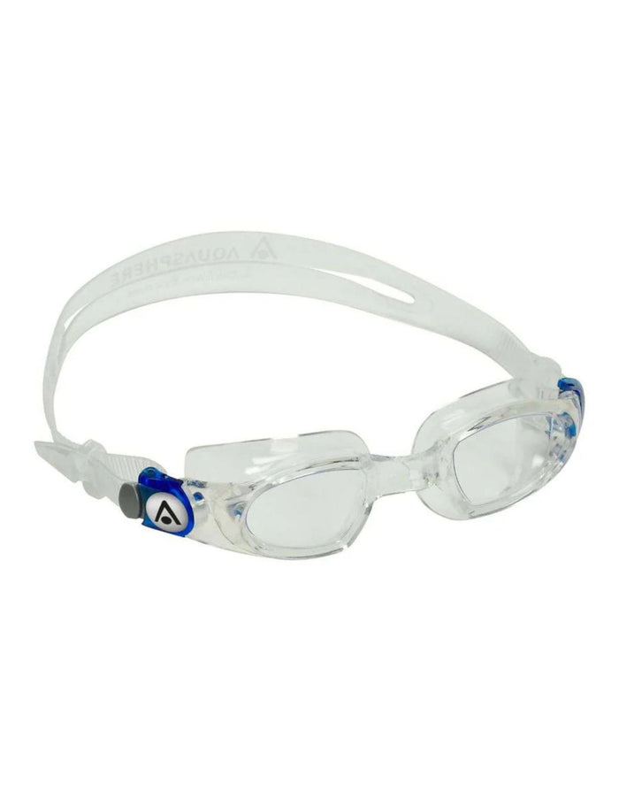 Aquasphere Mako Swim Goggles - Clear Lens - Clear/Blue - Adult Goggles