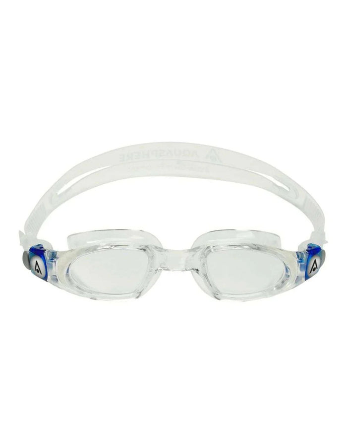 Aquasphere Mako Swim Goggles - Clear Lens - Clear/Blue - Adult Goggles