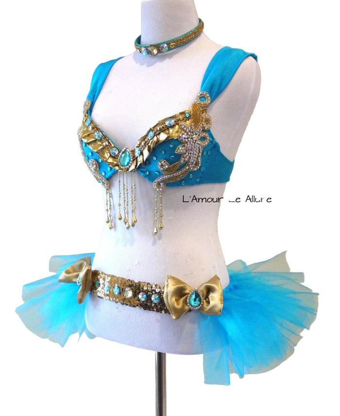 Arabian Nights Inspired Cosplay Dance Costume Rave Bra