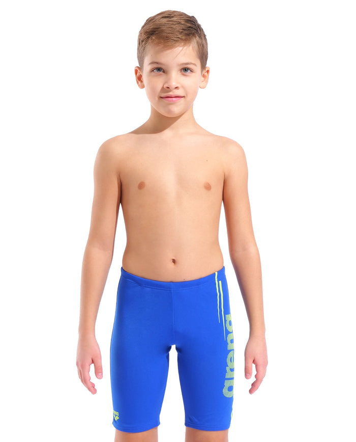 Arena Boys Bold Swim Jammer - Neon Blue/Artic Lime - Limited Edition