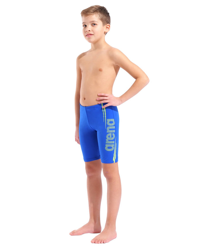 Arena Boys Bold Swim Jammer - Neon Blue/Artic Lime - Limited Edition