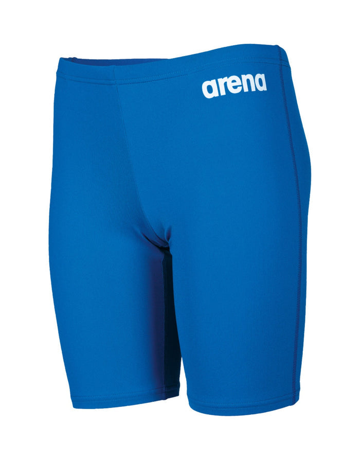 Arena Boys Team Solid Swim Jammer in royal blue with white logo