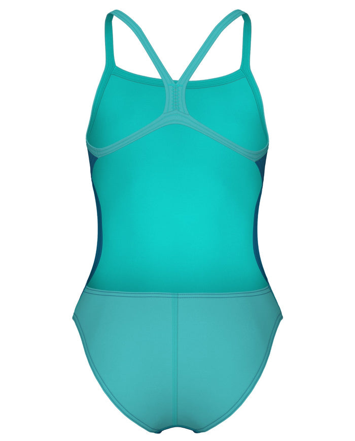 Arena Girls Team Challenge Solid Swimsuit - Blue Cosmo/Water - Limited Edition