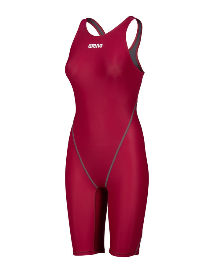 Arena Powerskin ST NEXT deep red open back wet swimsuit