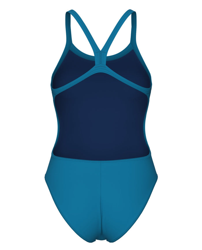 Arena Team Challenge Solid Swimsuit - Blue Cosmo/Artic Lime - Limited Edition