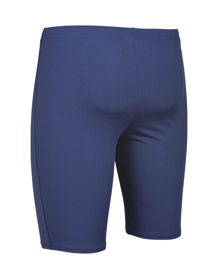 Navy blue Arena Team Solid Swim Jammer with ribbed waistband