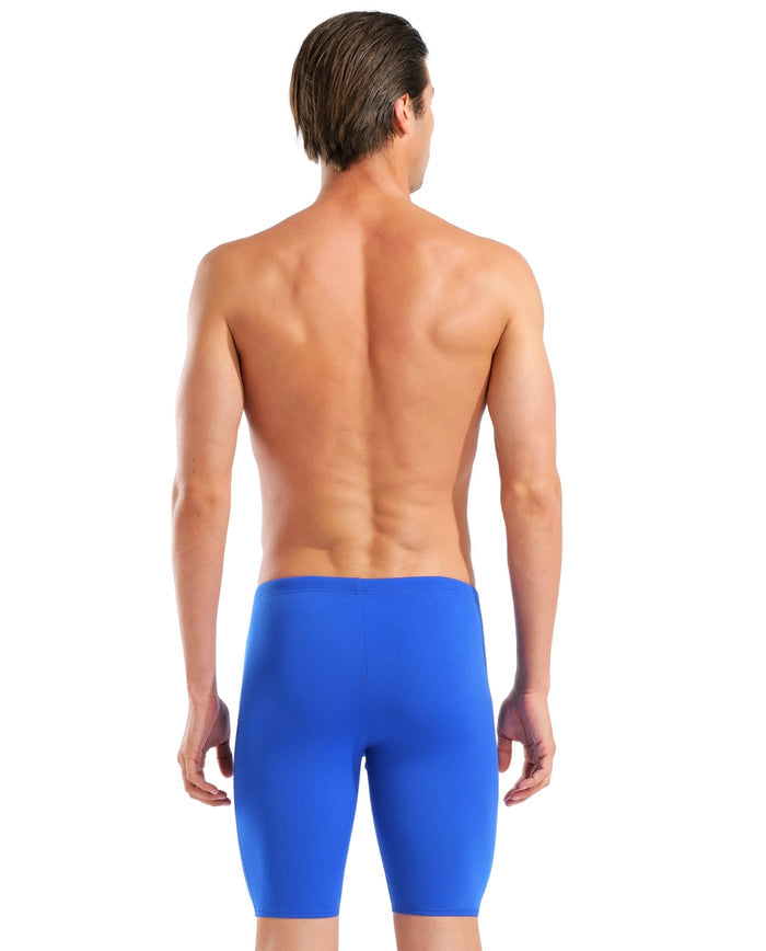 Arena Team Solid Swim Jammer - Neon Blue/Team Orange - Limited Edition