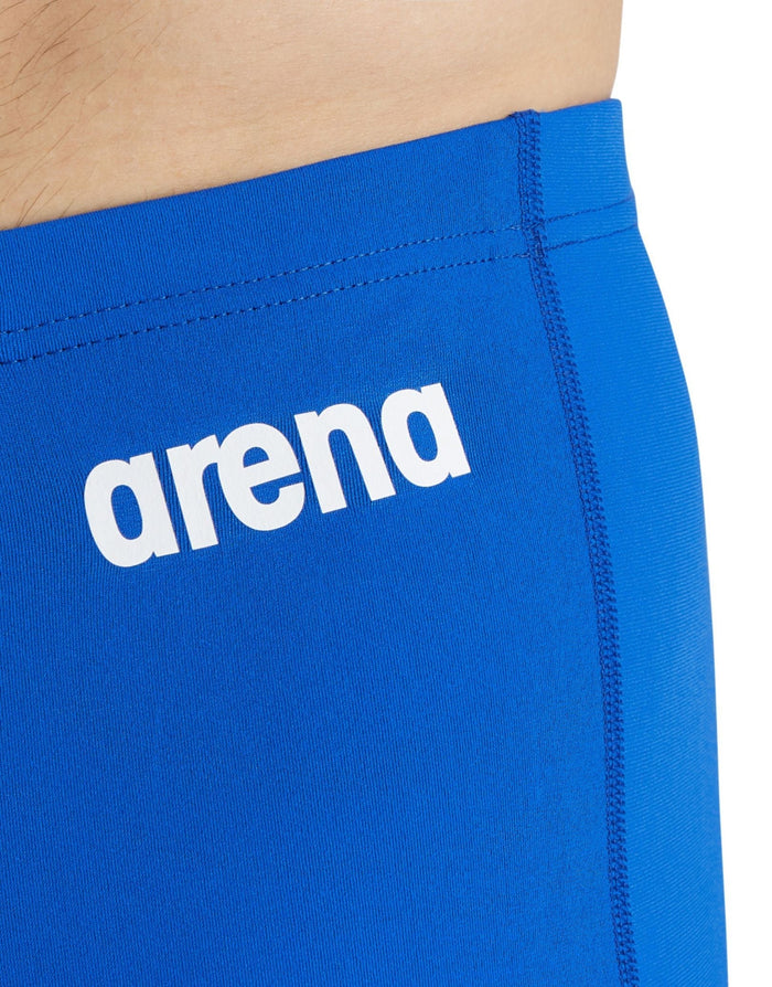 Arena Team Solid Swim Jammer in royal blue with white logo