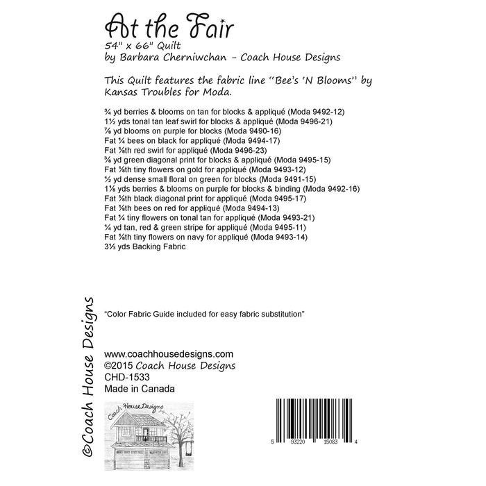 At the Fair Downloadable PDF Quilt Pattern