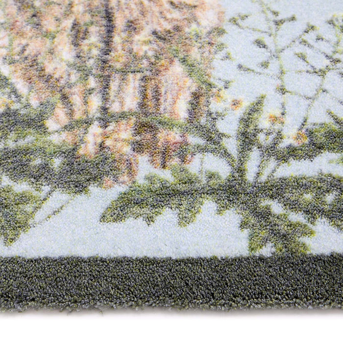Hare & Shepard's Purse Washable Runner- made from eco-friendly materials featuring a hare chasing a butterfly.