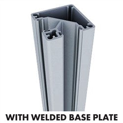 AUSTRALIS DELUXE BALUSTRADE - 90 Degrees BASE PLATED POST 1050mm - Image 3
