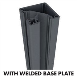 AUSTRALIS DELUXE BALUSTRADE - 90 Degrees BASE PLATED POST 1050mm - Image 4