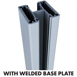 AUSTRALIS DELUXE BALUSTRADE - TWO WAY BASE PLATED POST 1050mm - Image 3
