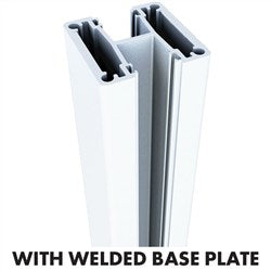 AUSTRALIS DELUXE BALUSTRADE - TWO WAY BASE PLATED POST 1050mm - Image 4