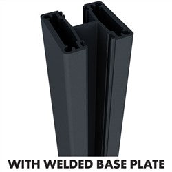 AUSTRALIS DELUXE BALUSTRADE - TWO WAY BASE PLATED POST 1050mm - Image 5