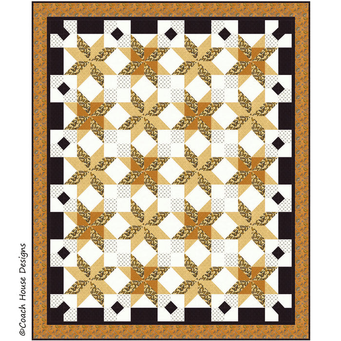 Autumn Stars Downloadable PDF Quilt Pattern