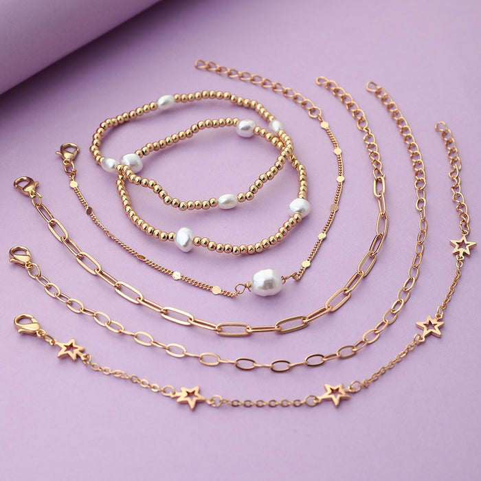 B890 - Pearl Multi-Layer Bracelet