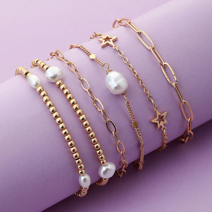 B890 - Pearl Multi-Layer Bracelet