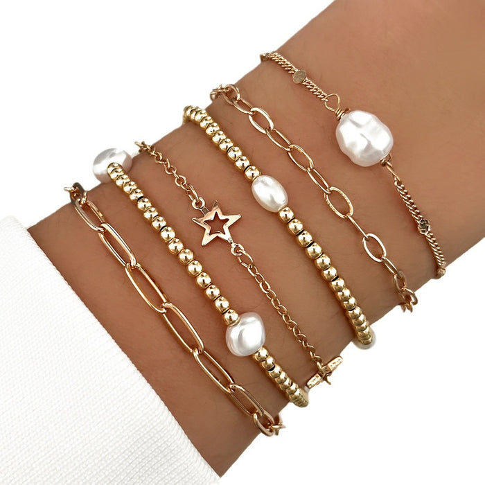 B890 - Pearl Multi-Layer Bracelet