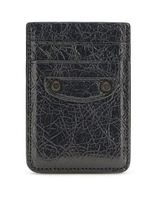 Balenciaga Black Lamb Ovis Aries Wallet