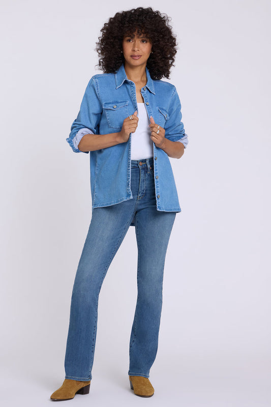 Barbara Bootcut Jeans In Petite - Redwood