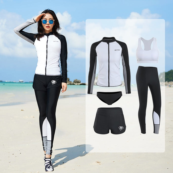 Beachy Splash Weisuit (5pcs/3pcs Set)