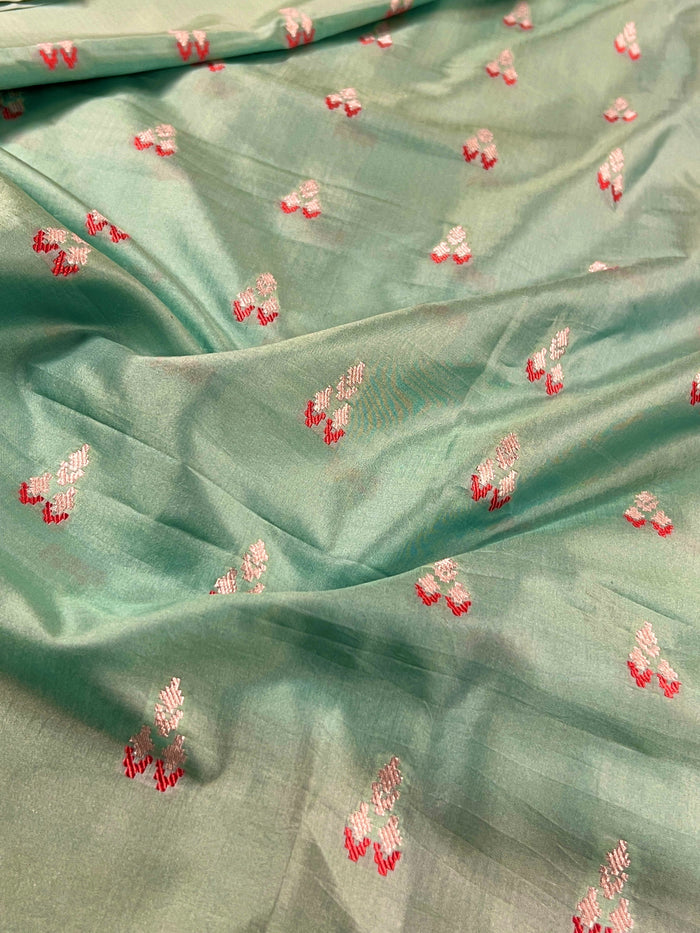 Benarasi brocade silk fabric