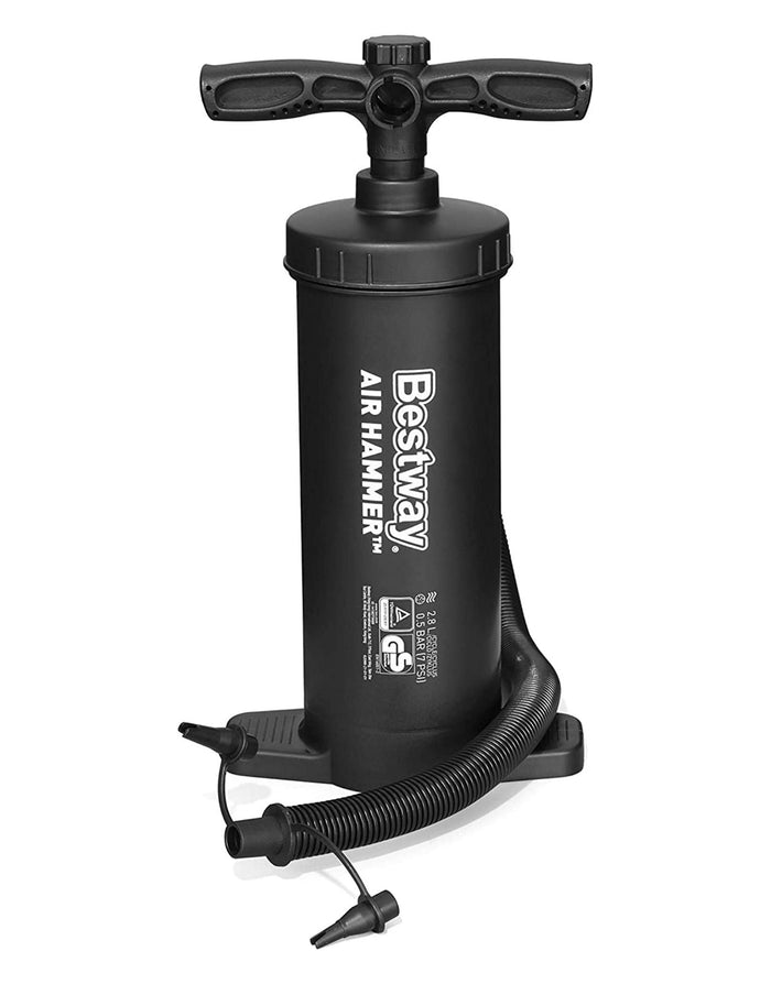 Bestway Air Hammer inflation pump with ergonomic handle and hose