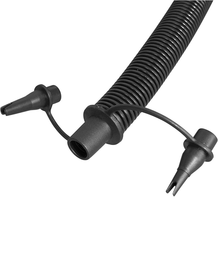 Black flexible hose with nozzles for Bestway Air Hammer Inflation Pump