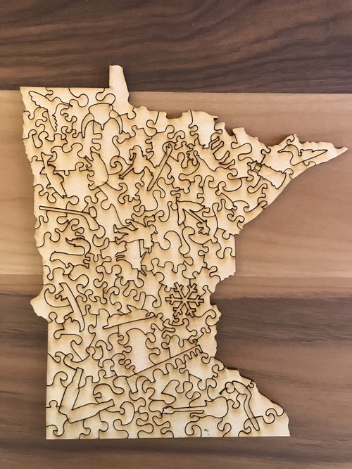 Big Stick Studio- MN Wooden Puzzle