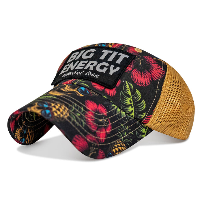 Big Tit Energy Patch Ripstop Mesh Snapback Hat