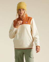 Billabong A Division Boundary Lite Half Zip Mock Neck Sweatshirt