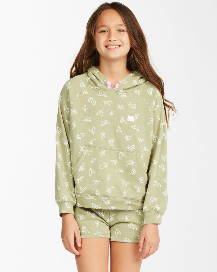 Billabong Girls Pineapple Palm Pullover Hoodie