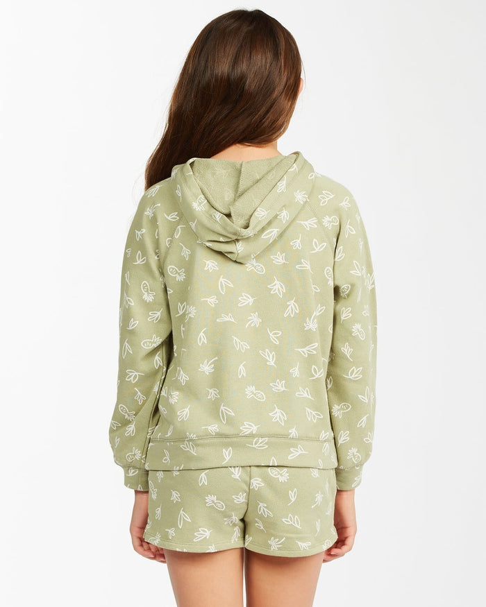 Billabong Girls Pineapple Palm Pullover Hoodie