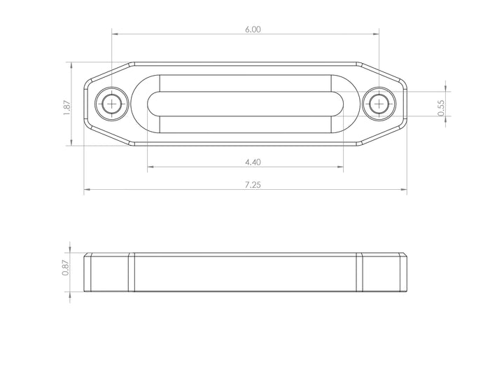 Billet Aluminum Winch Fairlead - Factory UTV