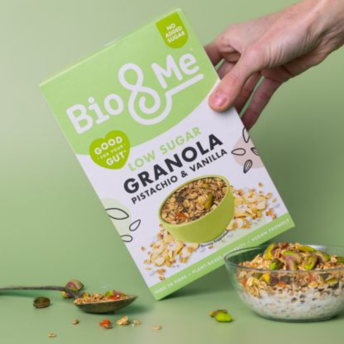 Bio&Me Pistachio & Vanilla Low Sugar Granola 360g