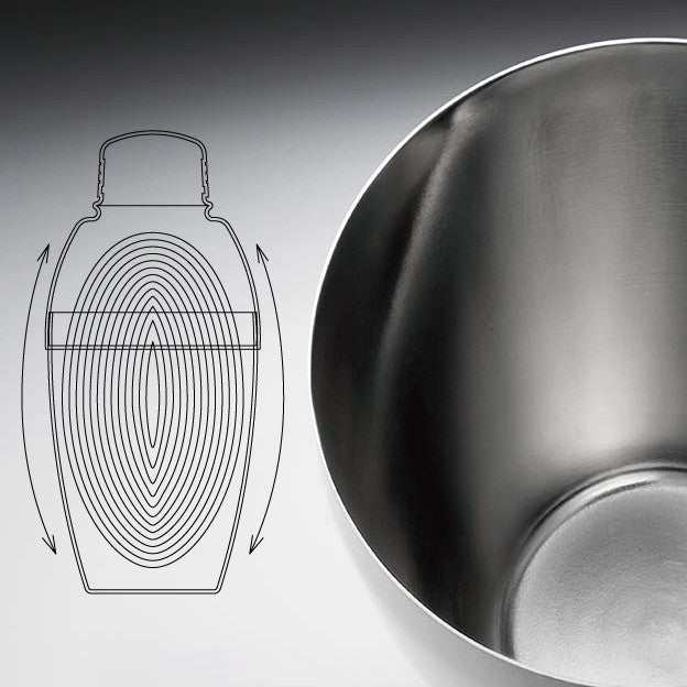 BIRDY. CS350 Cocktail Shaker 350ml Charcoal Edition