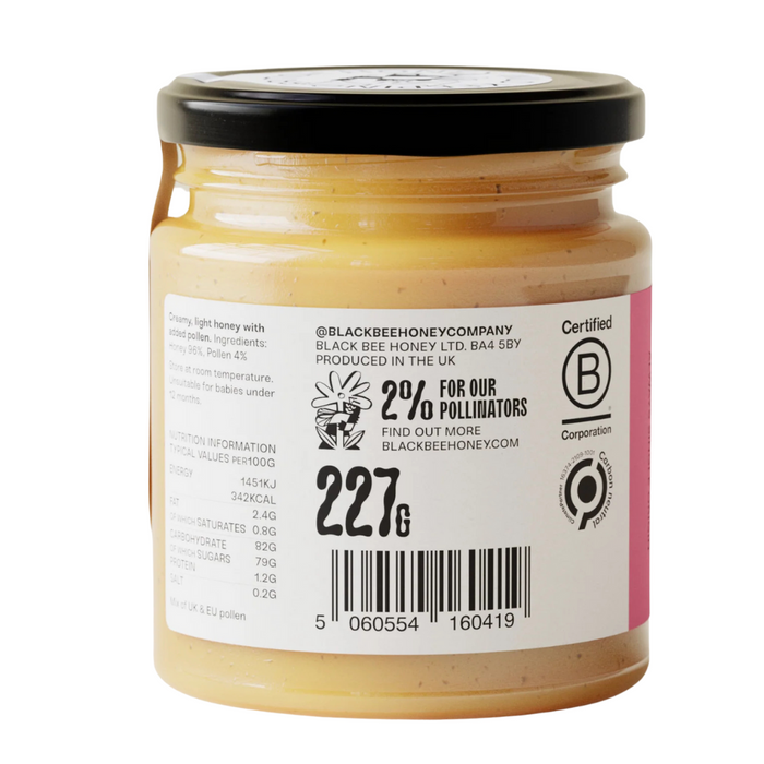 Black Bee Pollen Honey 227g