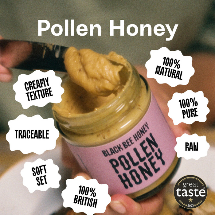 Black Bee Pollen Honey 227g