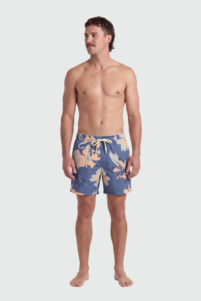 Blue Hibiscus Summer Tux - Back