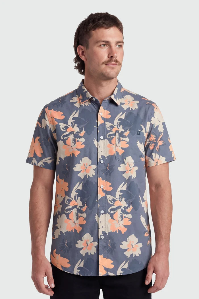 Blue Hibiscus Summer Tux - Alternate 1