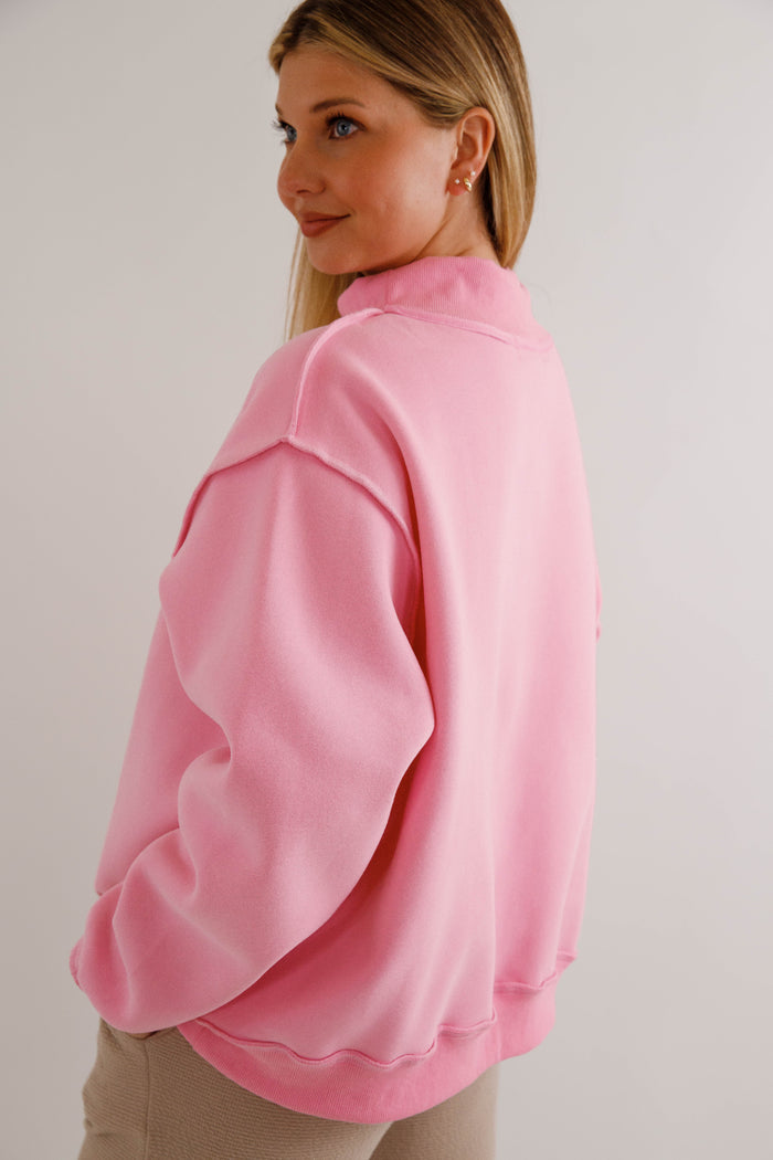 Blue Ridge GA Pullover- Downtown Blue Ridge, GA- Oversized Park Mockneck