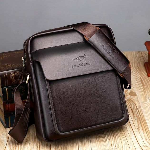 BM085 - Fashion Men's Leather Business Shoulder Bag