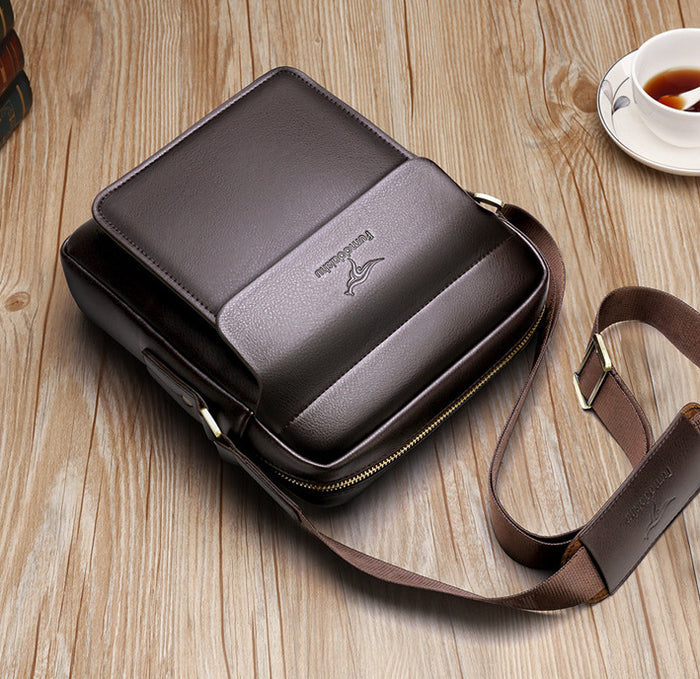 BM085 - Fashion Men's Leather Business Shoulder Bag