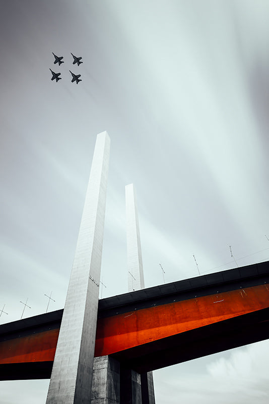 Photography | Bolte Bridge Fighter Jets | Nick Psomiadis