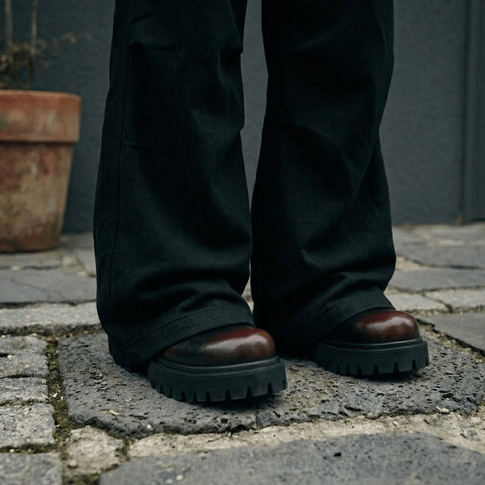 Botas Magnus Negro/Vino Dama